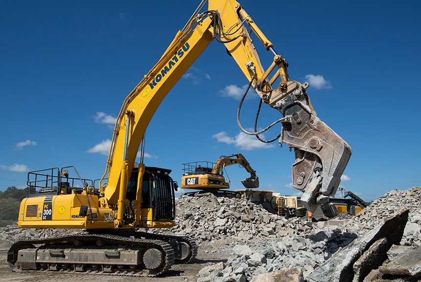 pulverising concrete crushing services